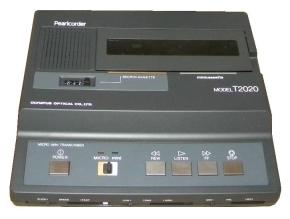 Mini-micro transcriber Olympus Pearlcorder T2020